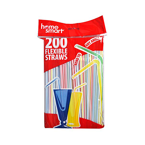 Home Smart Flexible Straws 200 Count