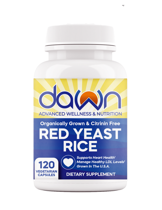 Red Yeast Rice Supplement by DAWN | Manage Cholesterol Levels