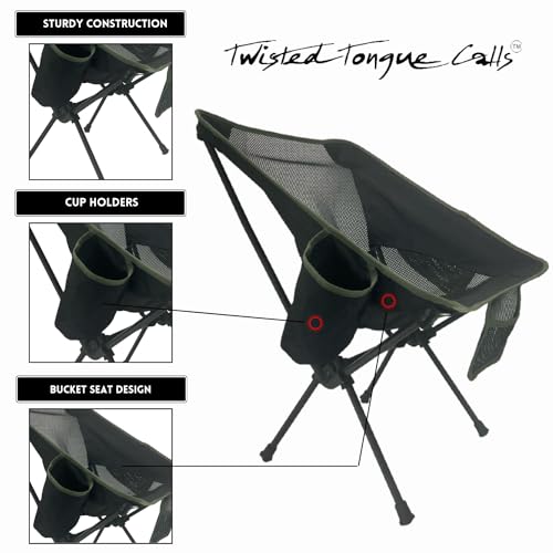 Portable Camping Chairs by Twisted Tongue Calls