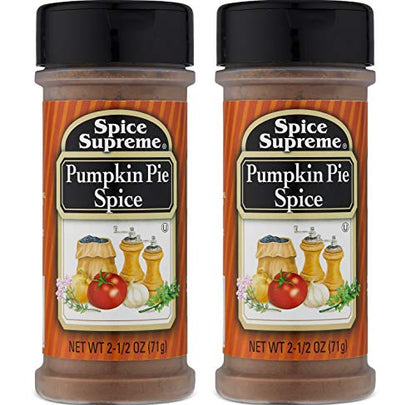 Spice Supreme: Pumpkin Pie Spice, 2.5 oz Size (2 Pack)